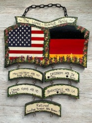 Double flag German  ( Price excludes hangers)